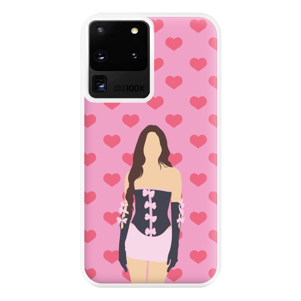 Pink Hearts - Olivia Phone Case for Galaxy S20 Ultra