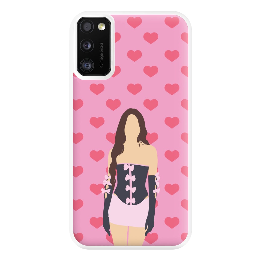 Pink Hearts - Olivia Phone Case for Galaxy A41