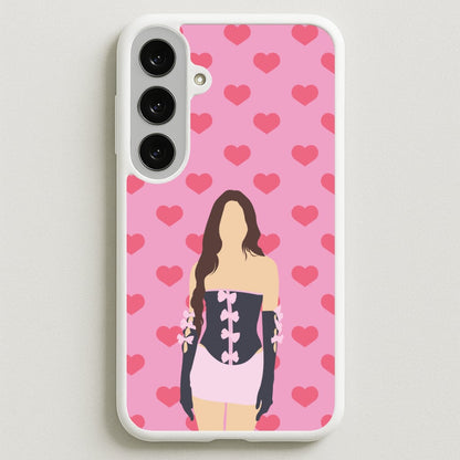Pink Hearts - Olivia Phone Case for Galaxy S25FE