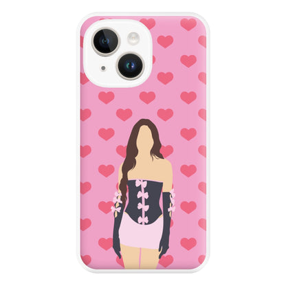 Pink Hearts - Olivia Phone Case for iPhone 14 Plus