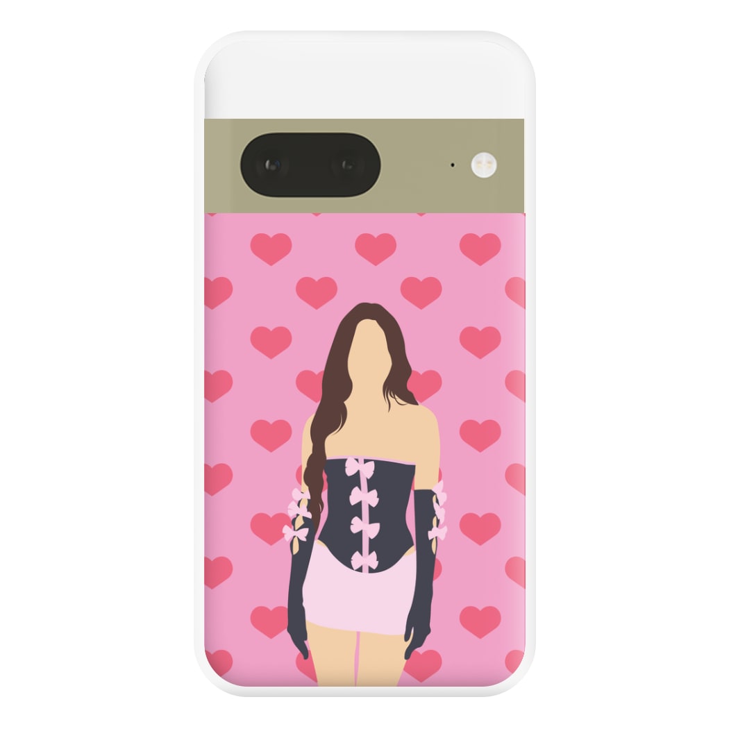 Pink Hearts - Olivia Phone Case for Google Pixel 7a