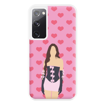 Pink Hearts - Olivia Phone Case for Galaxy S20FE