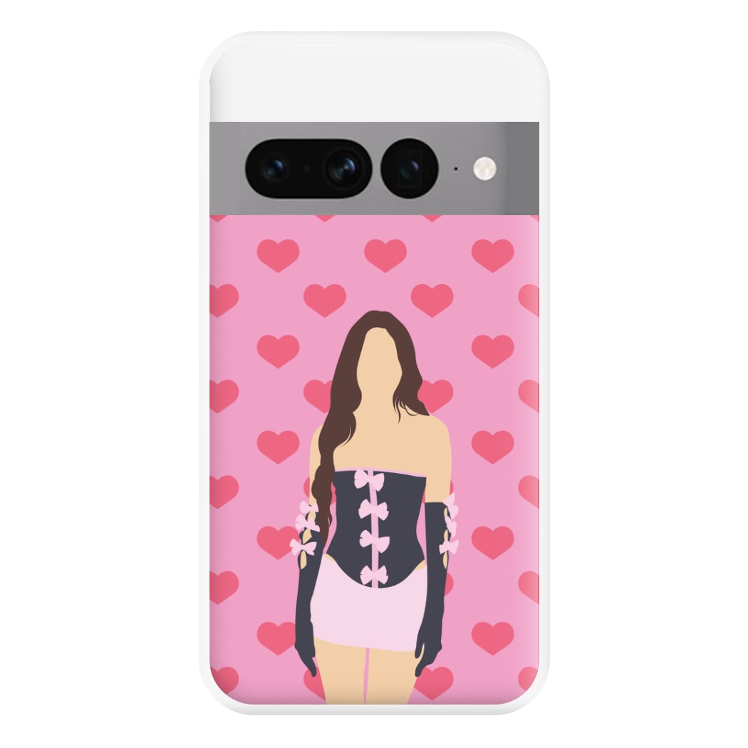 Pink Hearts - Olivia Phone Case for Google Pixel 7 Pro