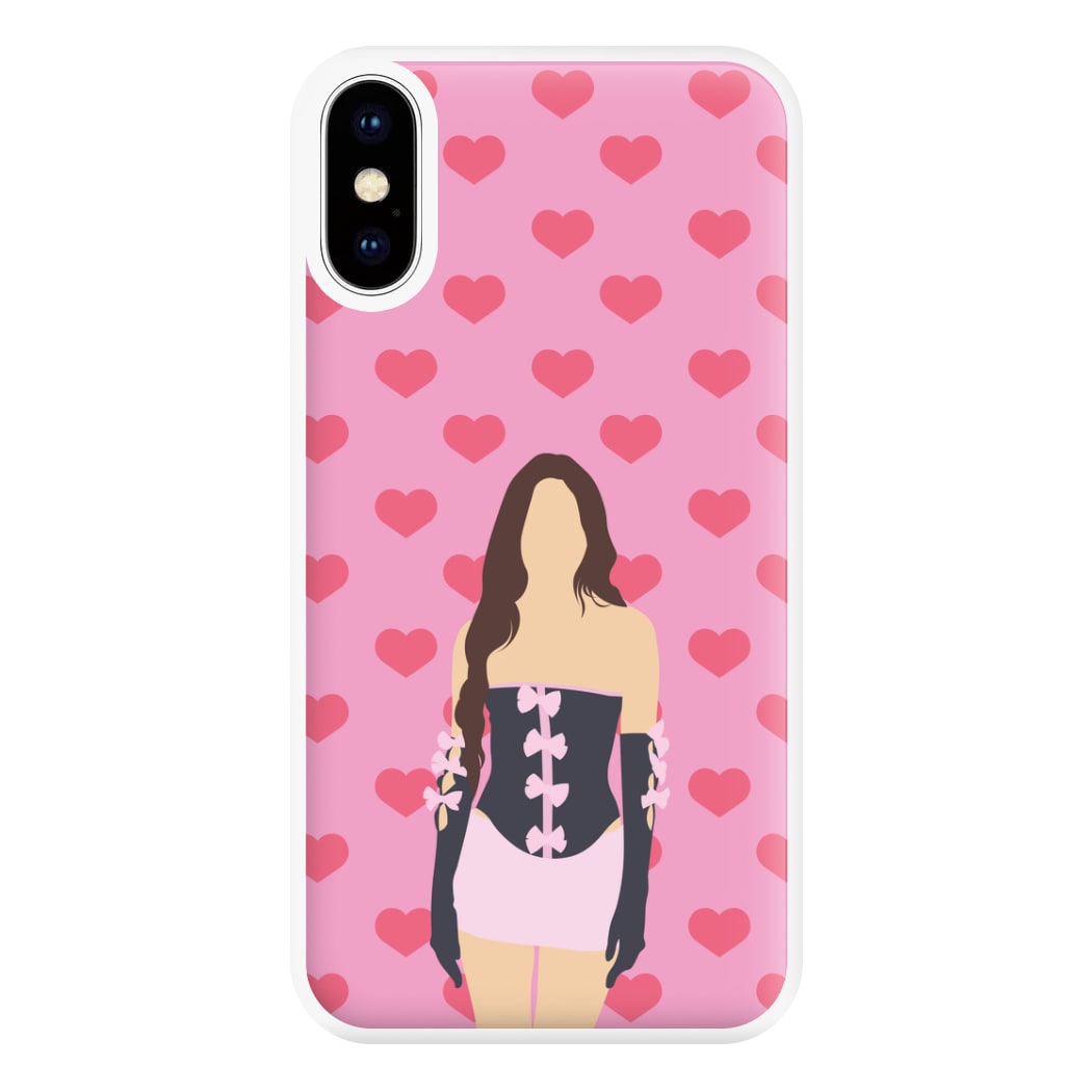 Pink Hearts - Olivia Phone Case for iPhone XS Max