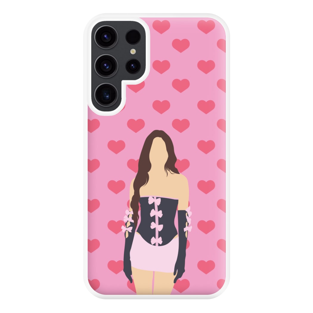 Pink Hearts - Olivia Phone Case for Galaxy S23 Ultra