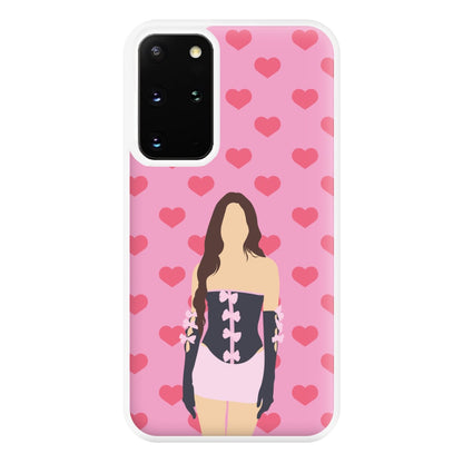 Pink Hearts - Olivia Phone Case for Galaxy S20 Plus