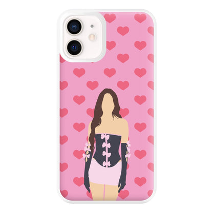 Pink Hearts - Olivia Phone Case for iPhone 12 Mini