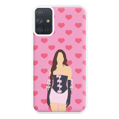 Pink Hearts - Olivia Phone Case for Galaxy A71