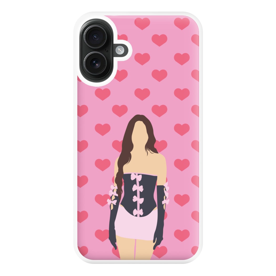 Pink Hearts - Olivia Phone Case for iPhone 16 Plus