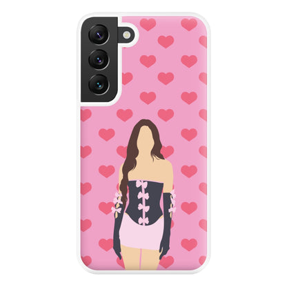 Pink Hearts - Olivia Phone Case for Galaxy S22 Plus