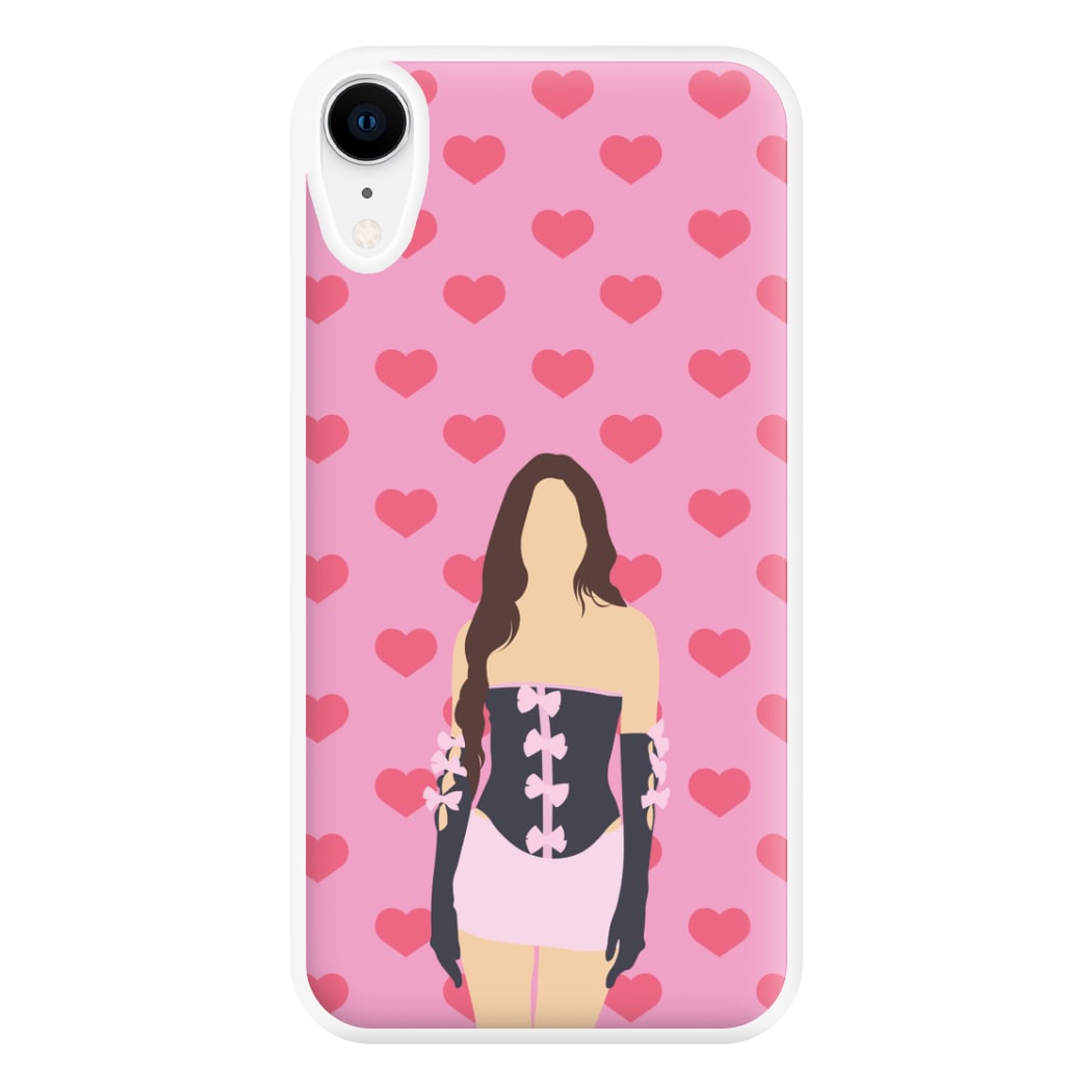 Pink Hearts - Olivia Phone Case for iPhone XR