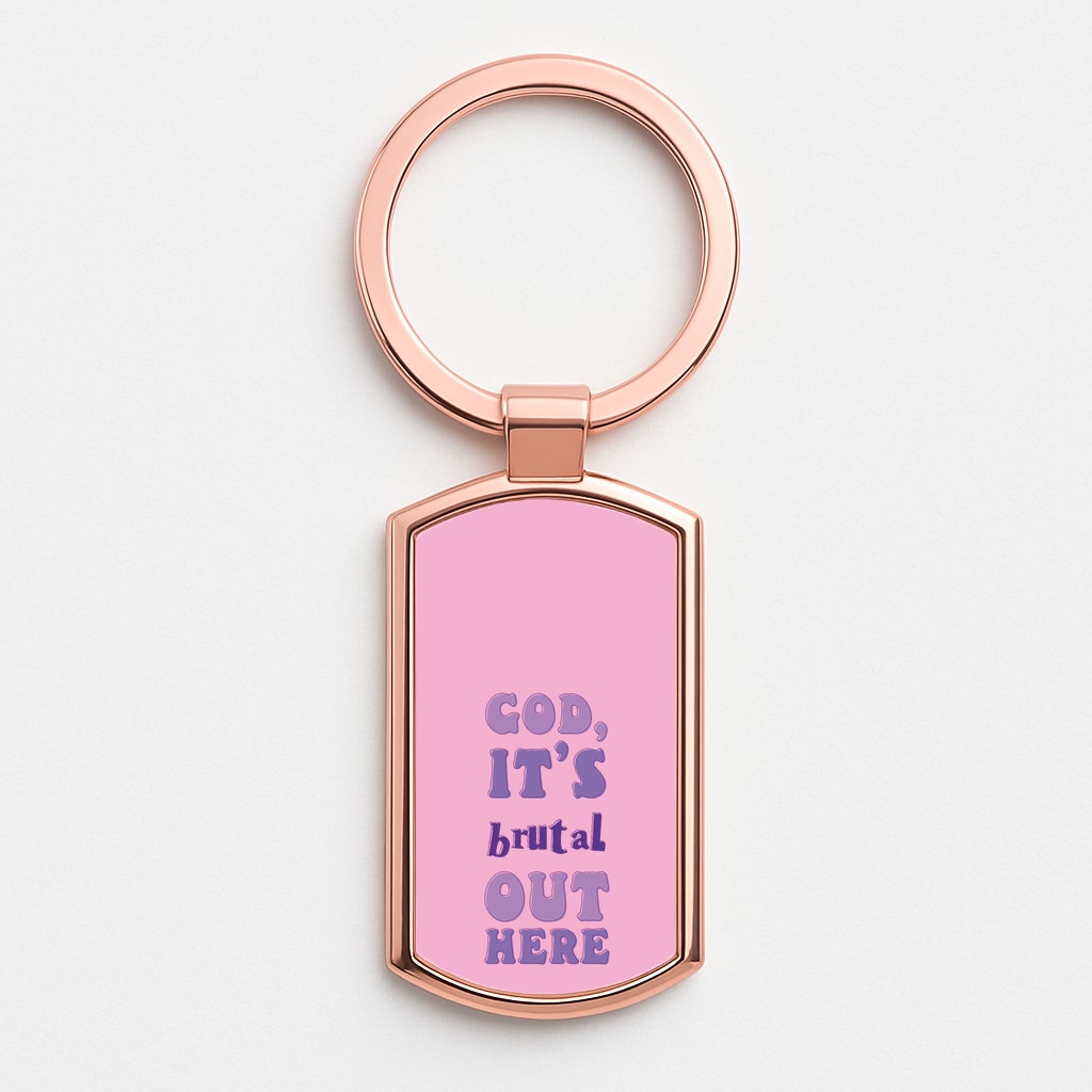 Brutal - Olivia Rose Gold Keyring