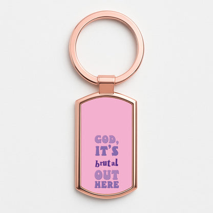 Brutal - Olivia Rose Gold Keyring