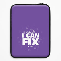 Maybe I Can Fix Him Purple Universal Laptop Sleeve
