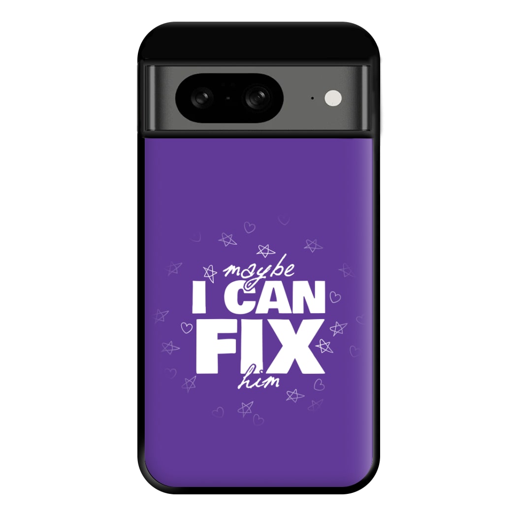 Maybe I Can Fix Him Purple Phone Case for Google Pixel 8