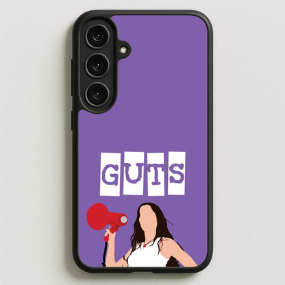 Olivia Red Megaphone Phone Case for Galaxy S25FE