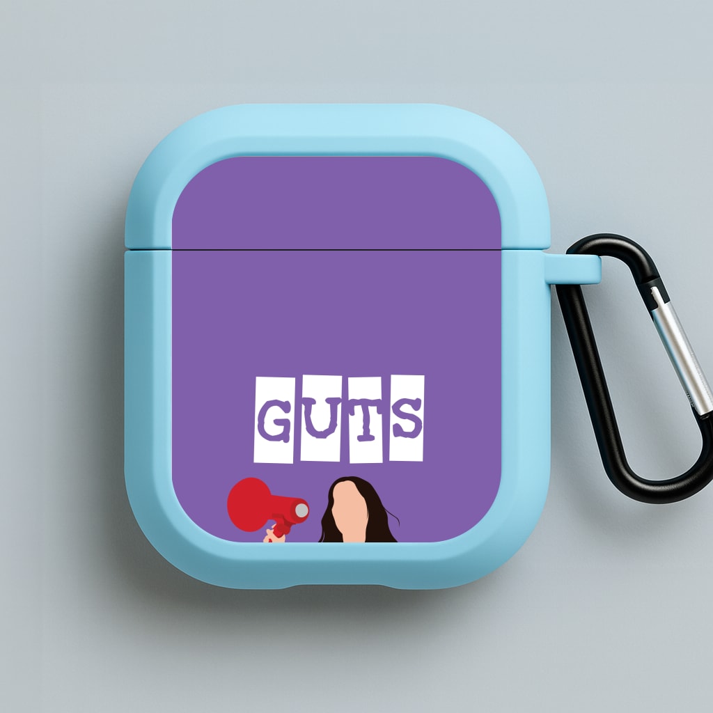 Olivia Red Megaphone Blue AirPods Case