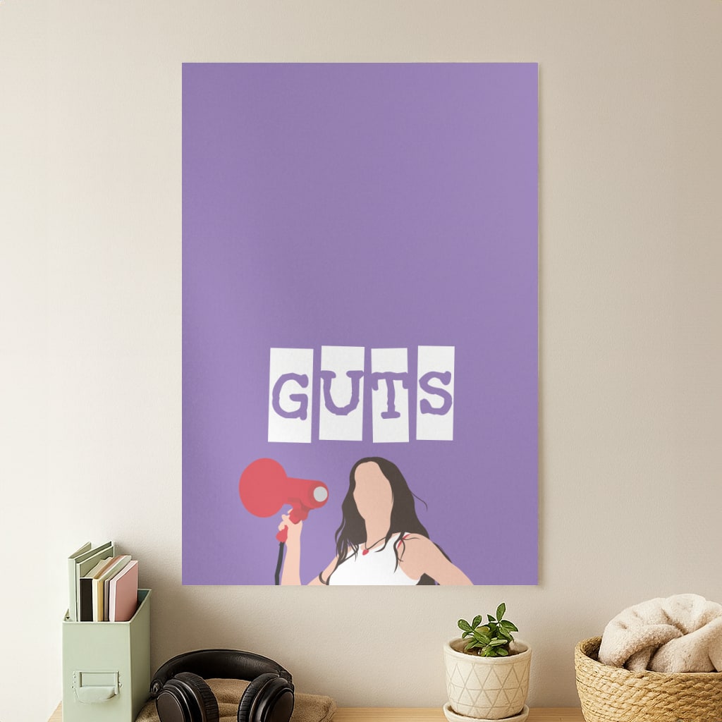 Olivia Red Megaphone Poster