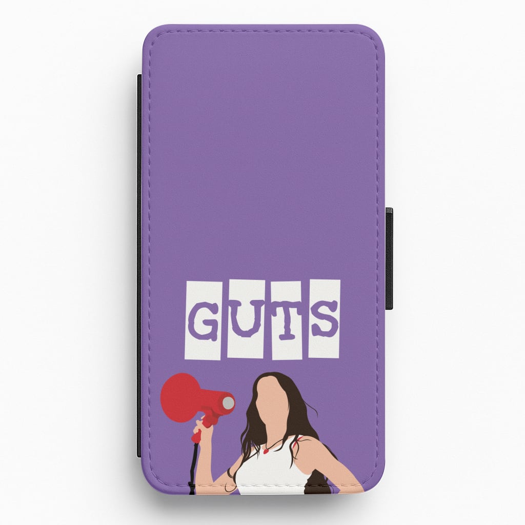 Olivia Red Megaphone Flip / Wallet Phone Case