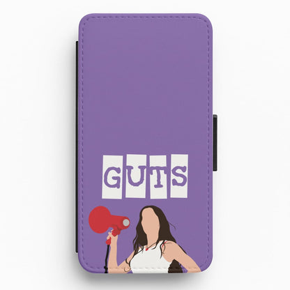 Olivia Red Megaphone Flip / Wallet Phone Case