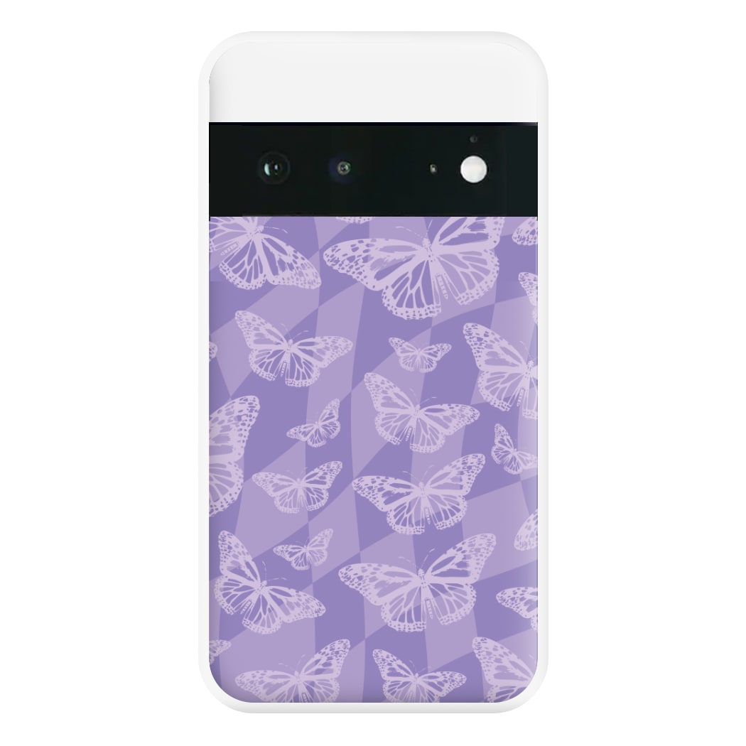 Abstract Butterflies Pattern Phone Case for Google Pixel 6a
