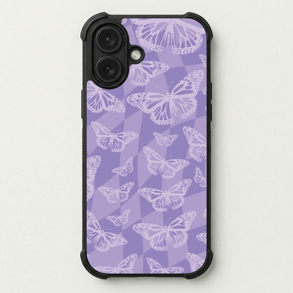 Abstract Butterflies Pattern Phone Case — Bumper case