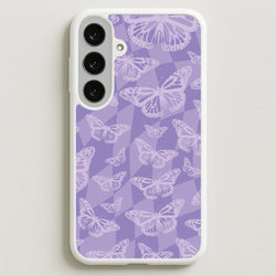 Abstract Butterflies Pattern Phone Case for Galaxy S25FE