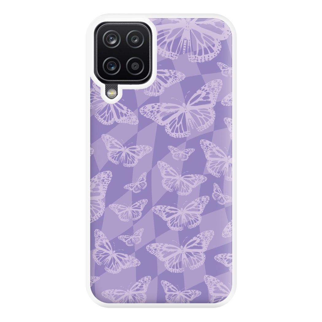 Abstract Butterflies Pattern Phone Case for Galaxy A12
