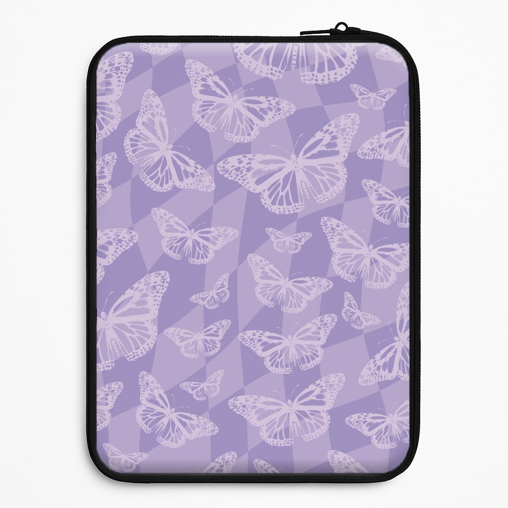 Abstract Butterflies Pattern Laptop Sleeve