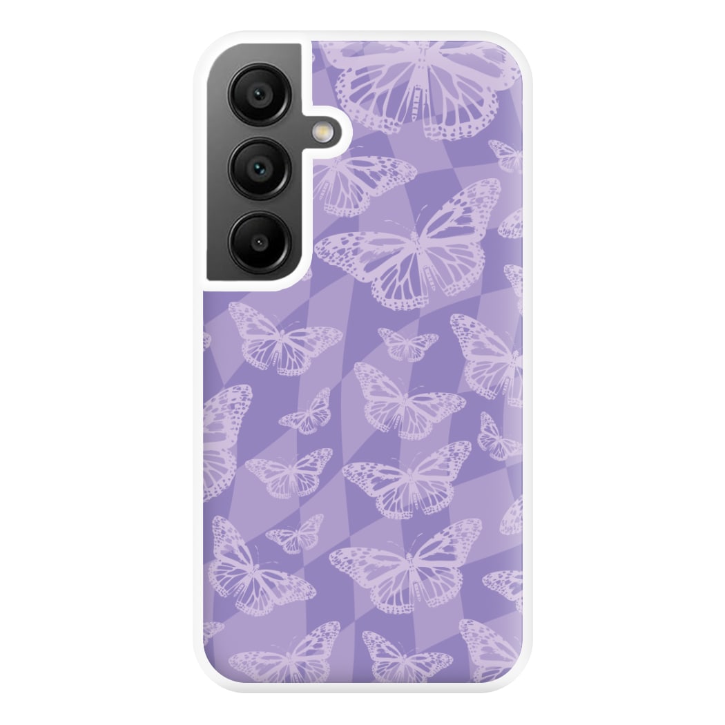Abstract Butterflies Pattern Phone Case for Galaxy A56