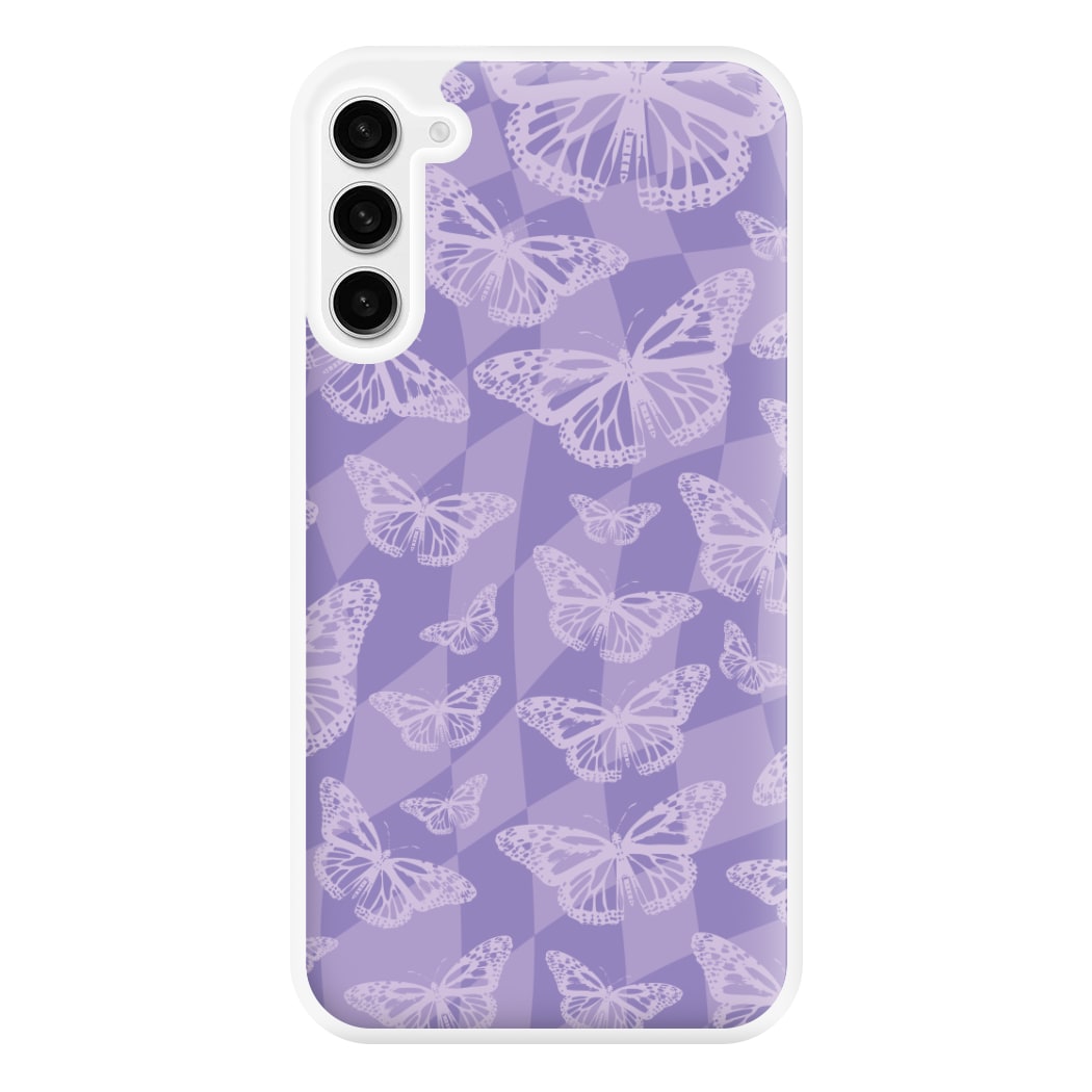 Abstract Butterflies Pattern Phone Case for Galaxy S23FE