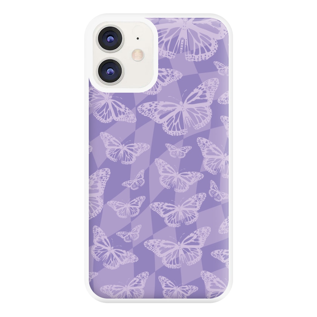 Abstract Butterflies Pattern Phone Case for iPhone 12 / 12 Pro