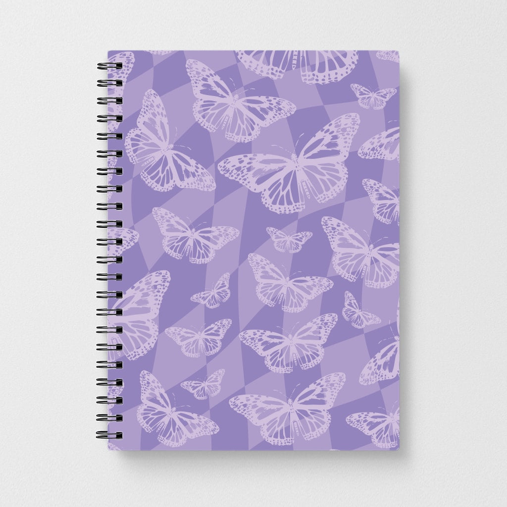 Abstract Butterflies Pattern Notebook