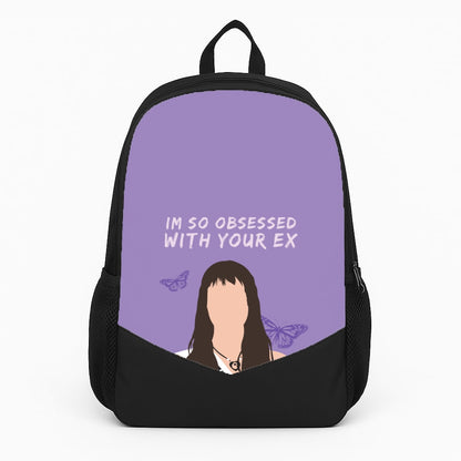 Obsessed With Your Ex Large Backpack