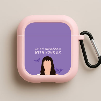 Obsessed With Your Ex Pink AirPods Case