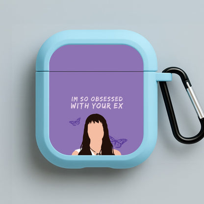 Obsessed With Your Ex Blue AirPods Case