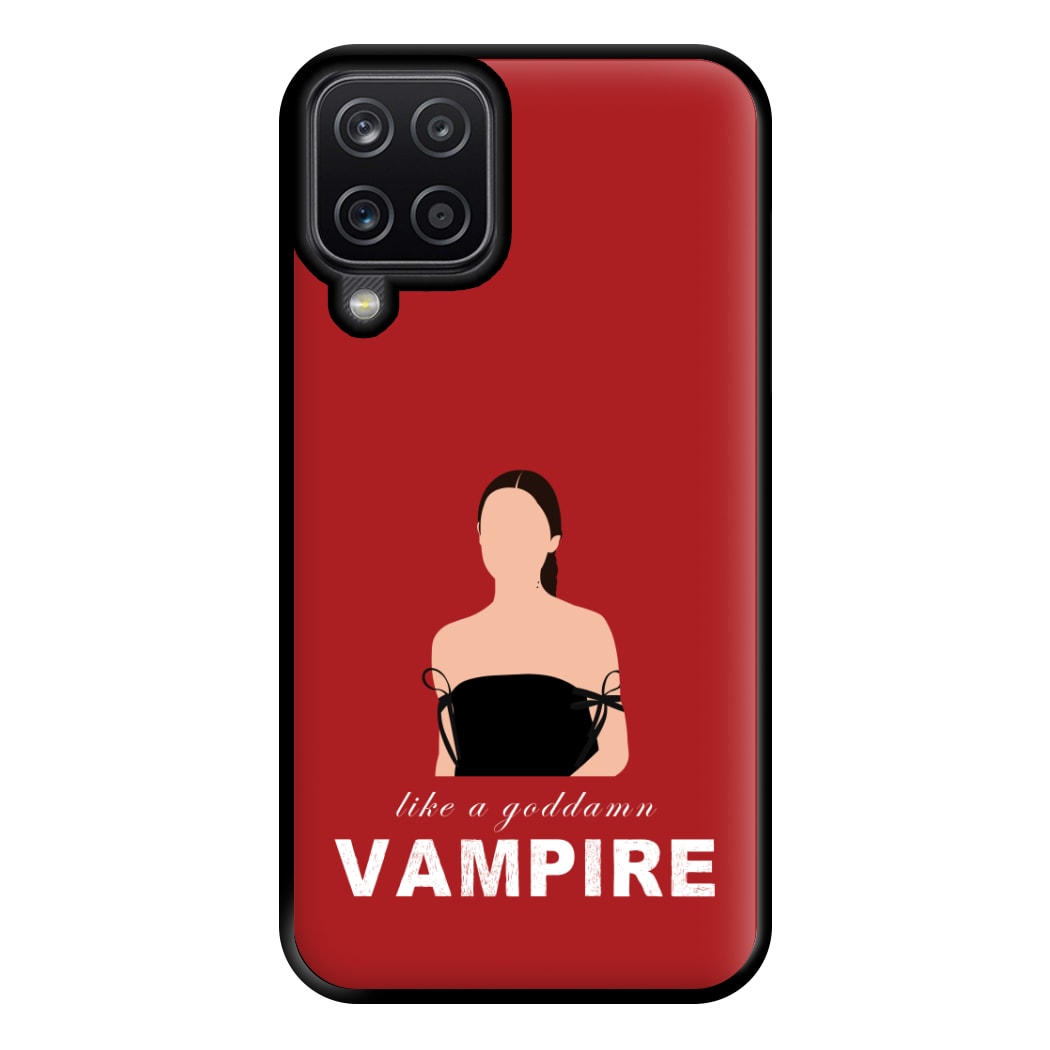 Goddamn Vampire Phone Case for Galaxy A12