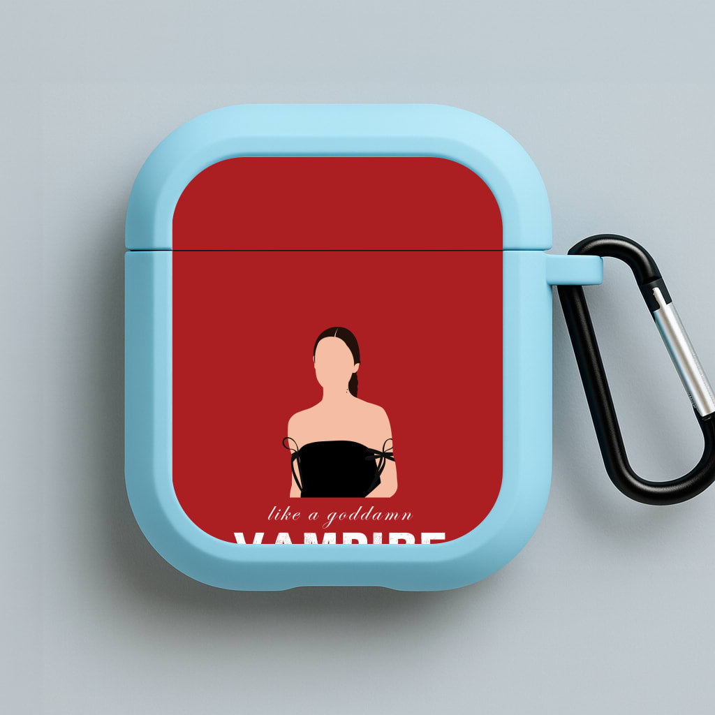 Goddamn Vampire Blue AirPods Case