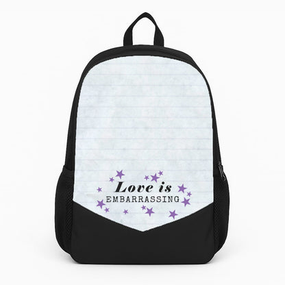 Love Is Embarrassing Note Backpack