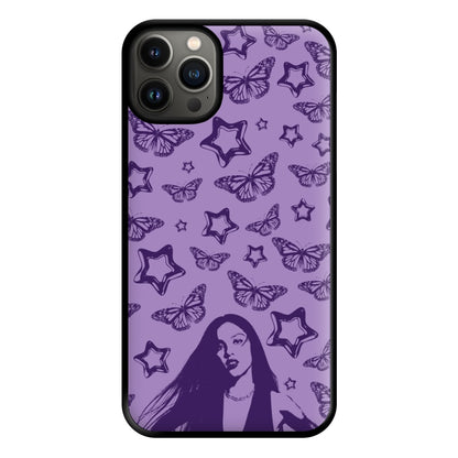 Stars And Butterflies Pattern Phone Case for iPhone 13