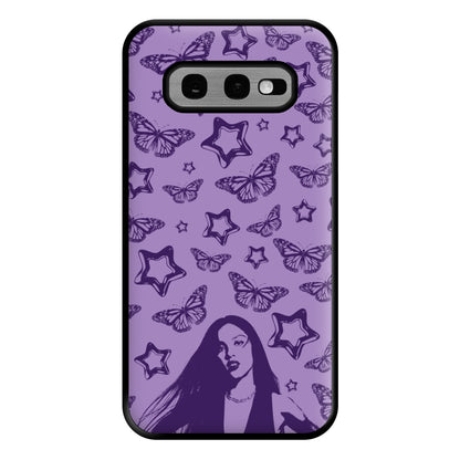 Stars And Butterflies Pattern Phone Case for Galaxy S10e