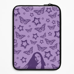 Stars And Butterflies Pattern Universal Laptop Sleeve