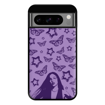 Stars And Butterflies Pattern Phone Case for Google Pixel 8 Pro