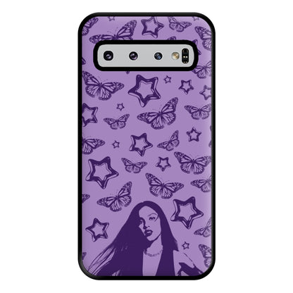 Stars And Butterflies Pattern Phone Case for Galaxy S10 Plus