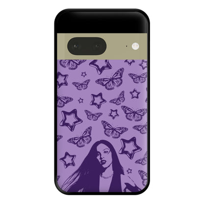 Stars And Butterflies Pattern Phone Case for Google Pixel 7a