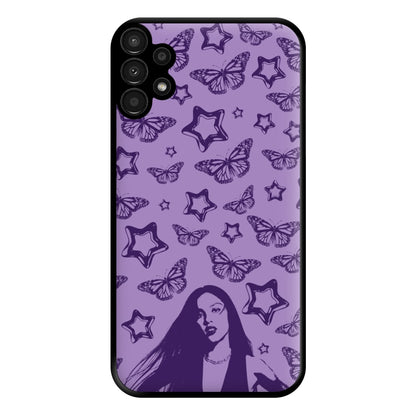 Stars And Butterflies Pattern Phone Case for Galaxy A13