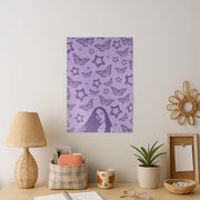 Stars And Butterflies Pattern Poster 2
