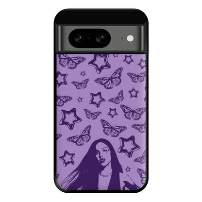 Stars And Butterflies Pattern Phone Case for Google Pixel 8