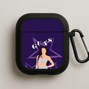 Dark Purple Olivia AirPods Case 1