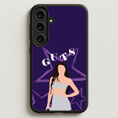 Dark Purple Olivia Phone Case for Galaxy S25FE